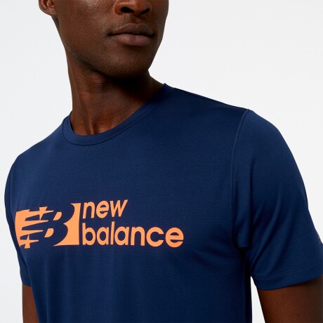 Remera New Balance de Hombre - MT31074NNY BLUE