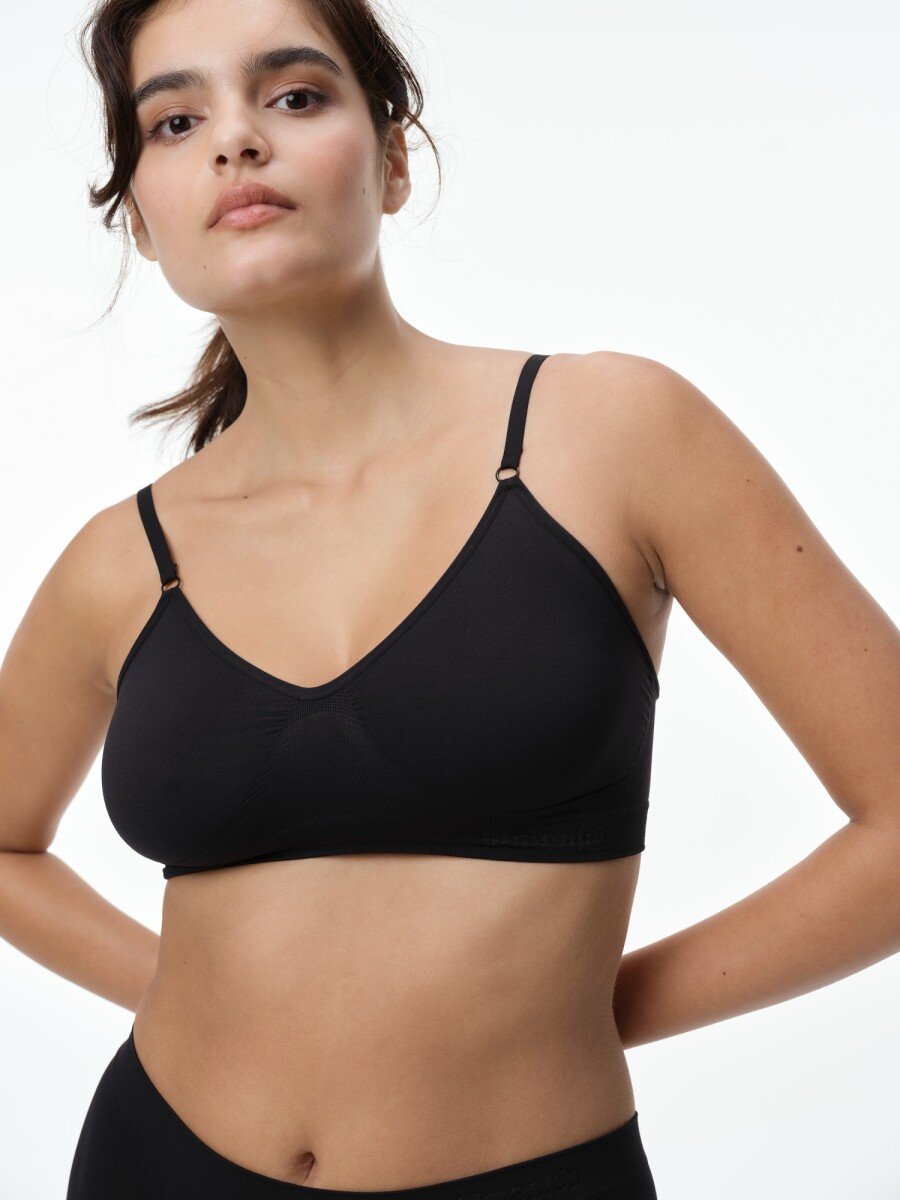 Bralette Hortensia - Negro 