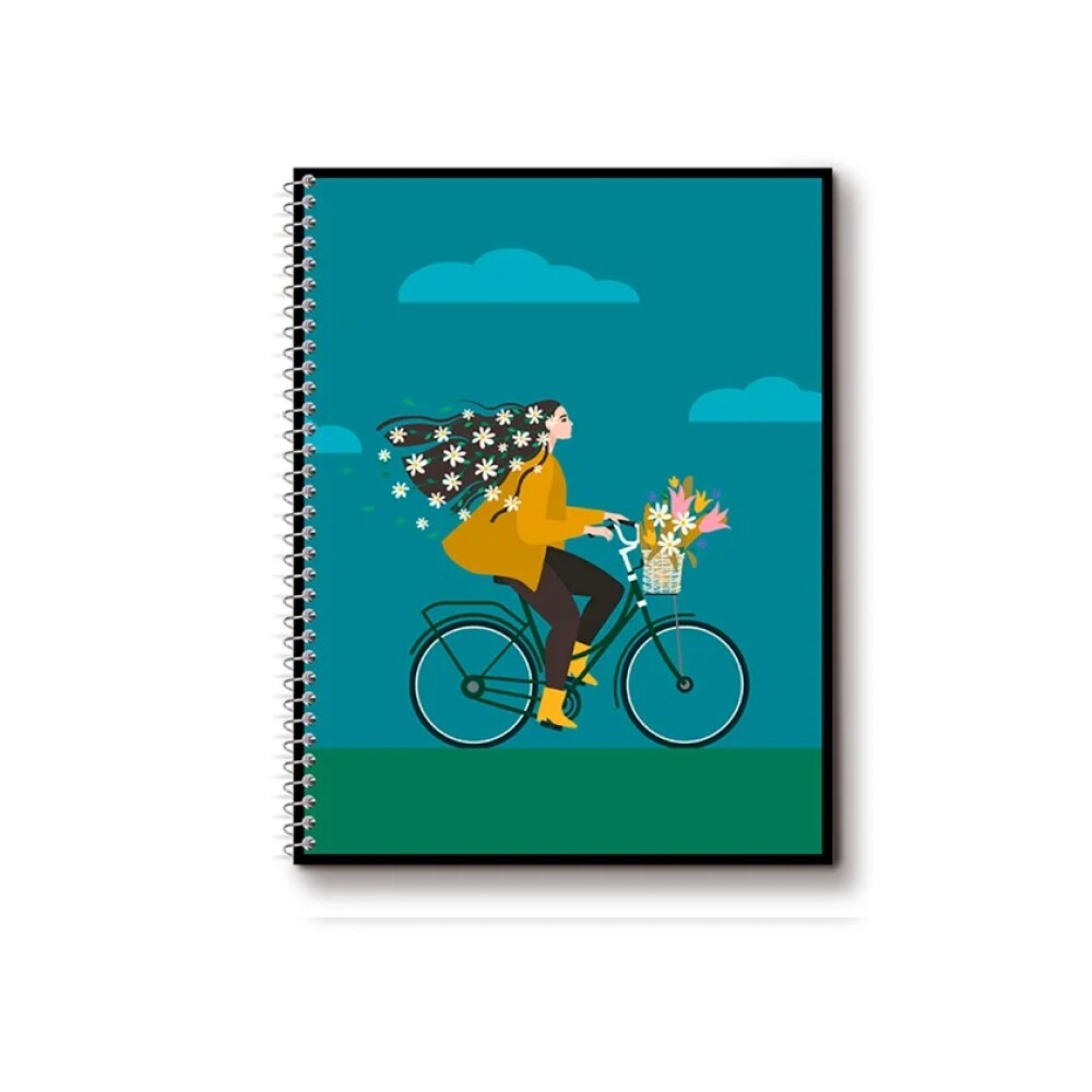 Cuadernola Fantasía Campus University Tapa Flexible Rayada Con Espiral 80 Hojas #CUADERNOLA FANTASÍA CAMPUS UNIVERSITY TAPA FLEXIBLE RAYADA CON ESPIRAL 80 HOJAS