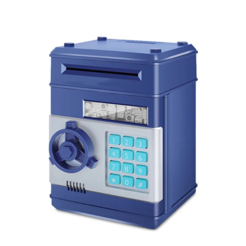 Alcancía Caja Fuerte Infantil Celeste Alcancía Caja Fuerte Infantil Celeste