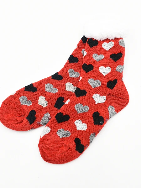 MEDIA SHERPA CORAZONES ROJO