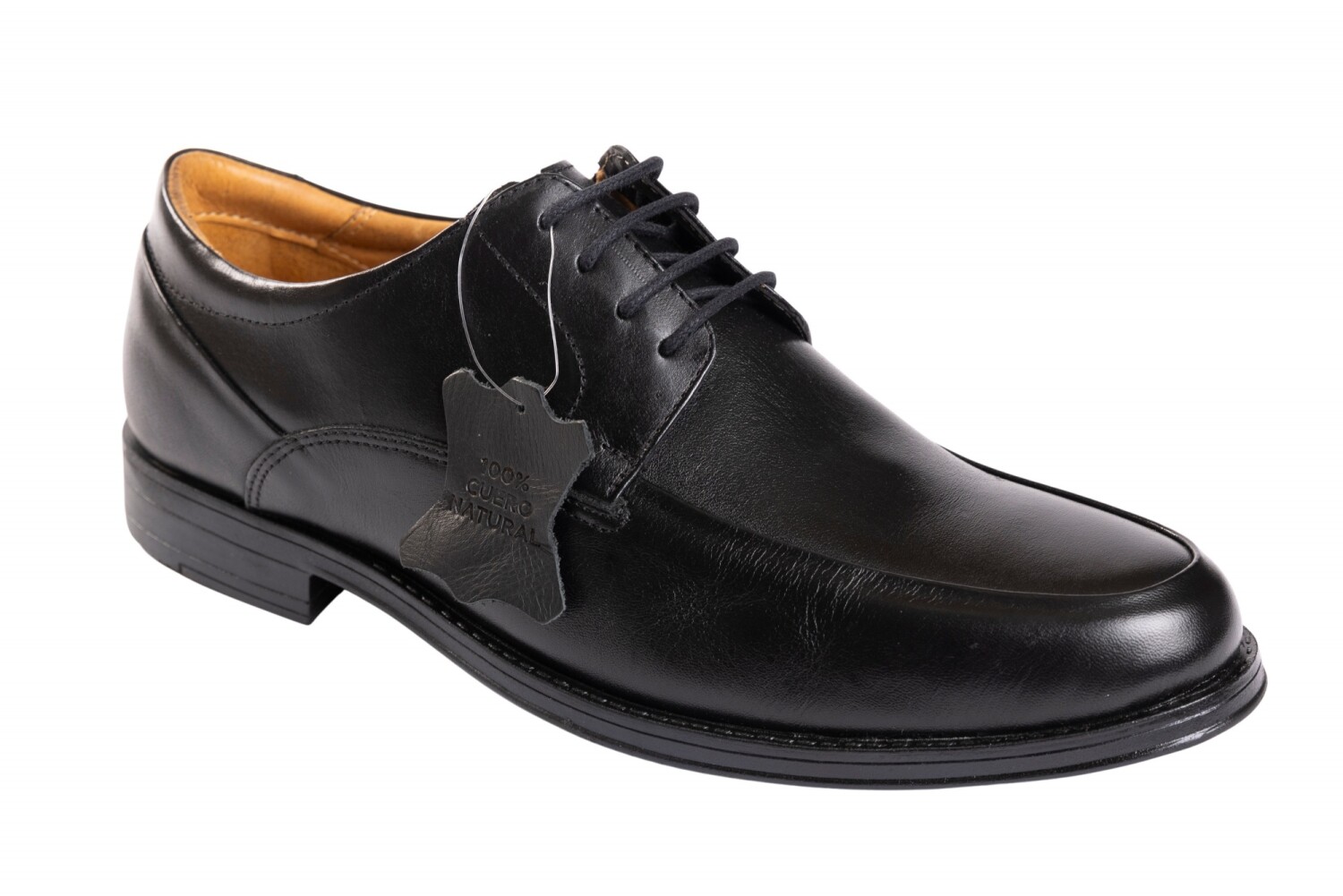 SNAKE CUERO VESTIR NEGRO