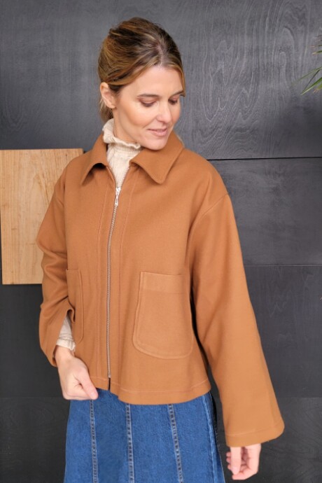 Chaqueta Manhattan Paño camel