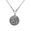 Dije Ángel de la guarda-Plata 925 quemada-Sin Piedra-CP3122 sinpiedra