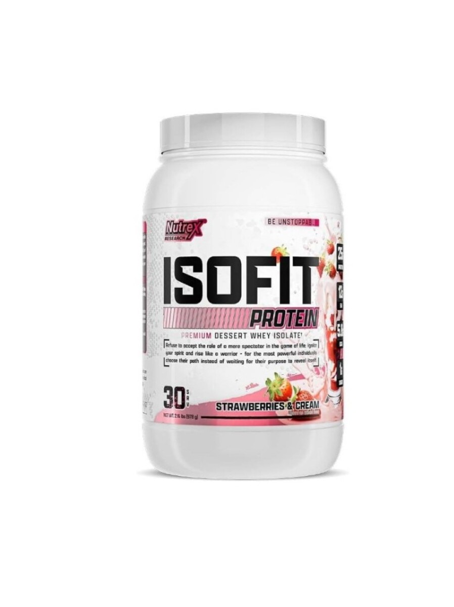 Nutrex Isofit Isolate Protein 2,3 Lb - Frutilla 