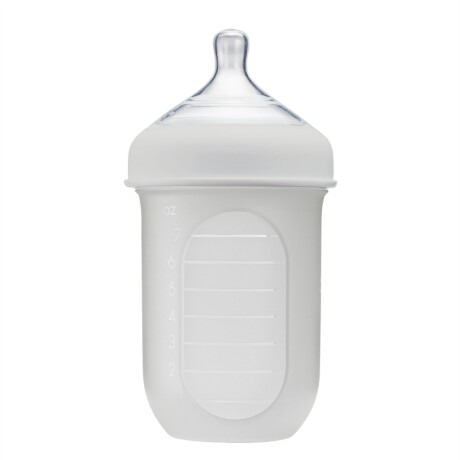 Mamadera Silicona con tetina 3m+ (240ml) gris claro