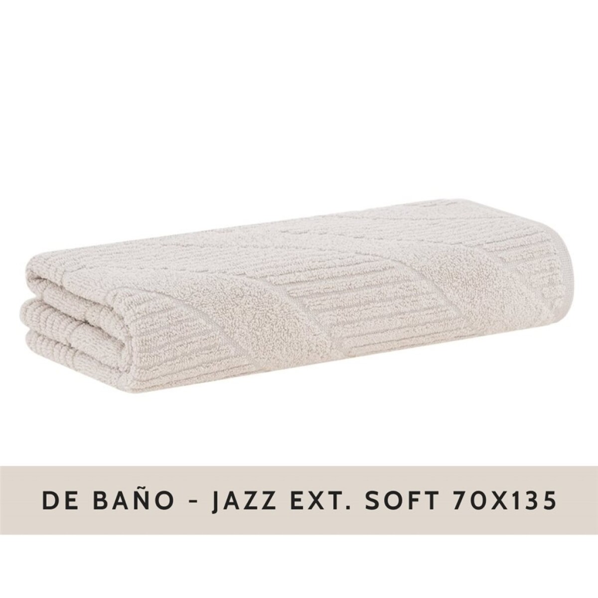 TOALLA BAÑO JAZZ EXT SOFT BUDDEMEYER - 420G/M2 1433BEIGE 70X135 