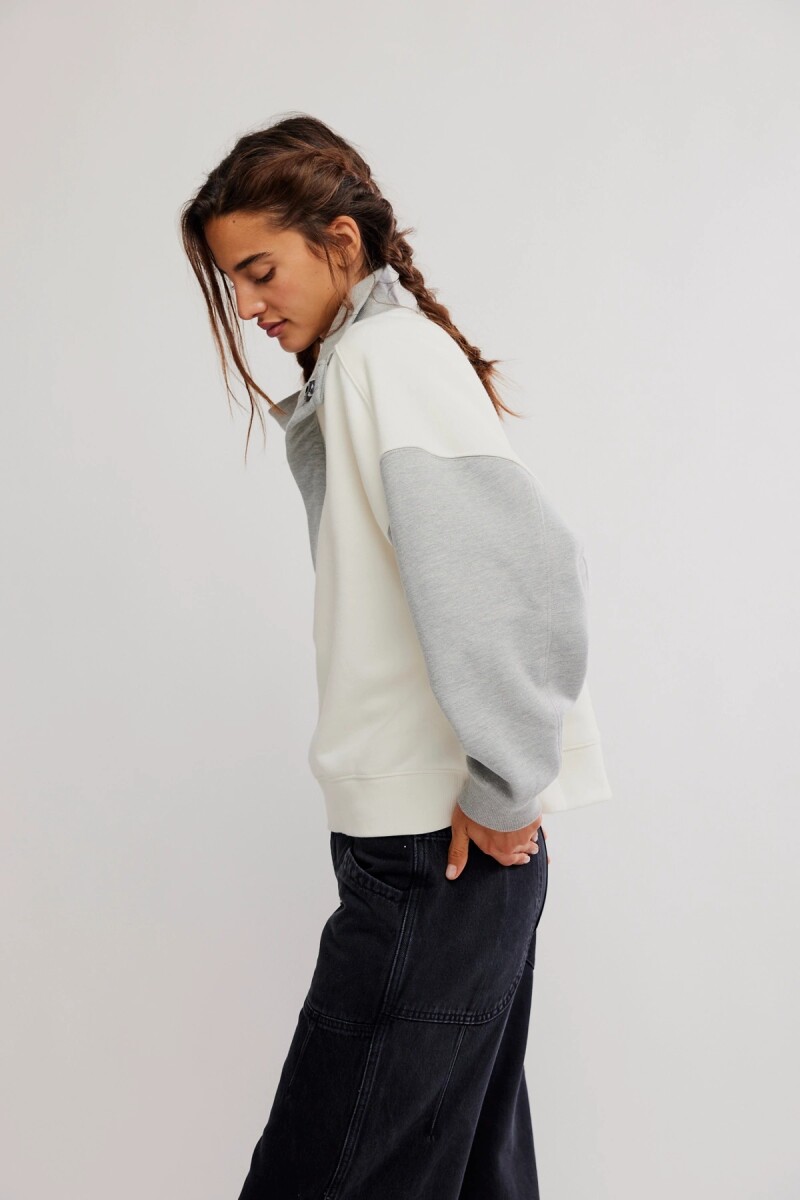 PULLOVER COLORBLOCK Gris