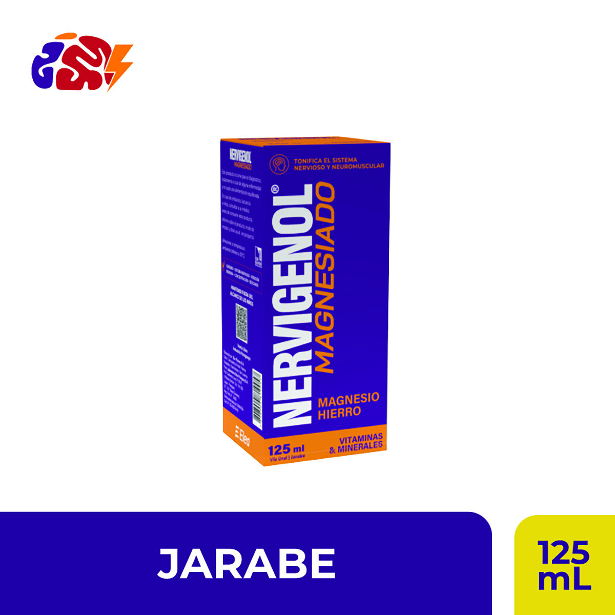 NERVIGENOL MAGNESIADO JBE. FR. X 125 ML. 