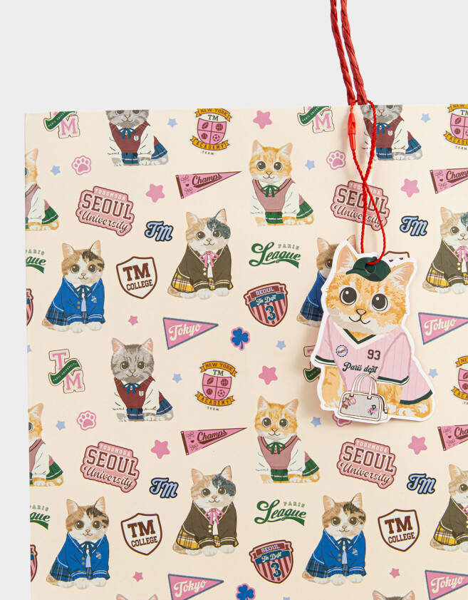 Accesorios Regalos Estampados Bolsa De Regalo Extra Grande Estampada - Combinacion Multicolor