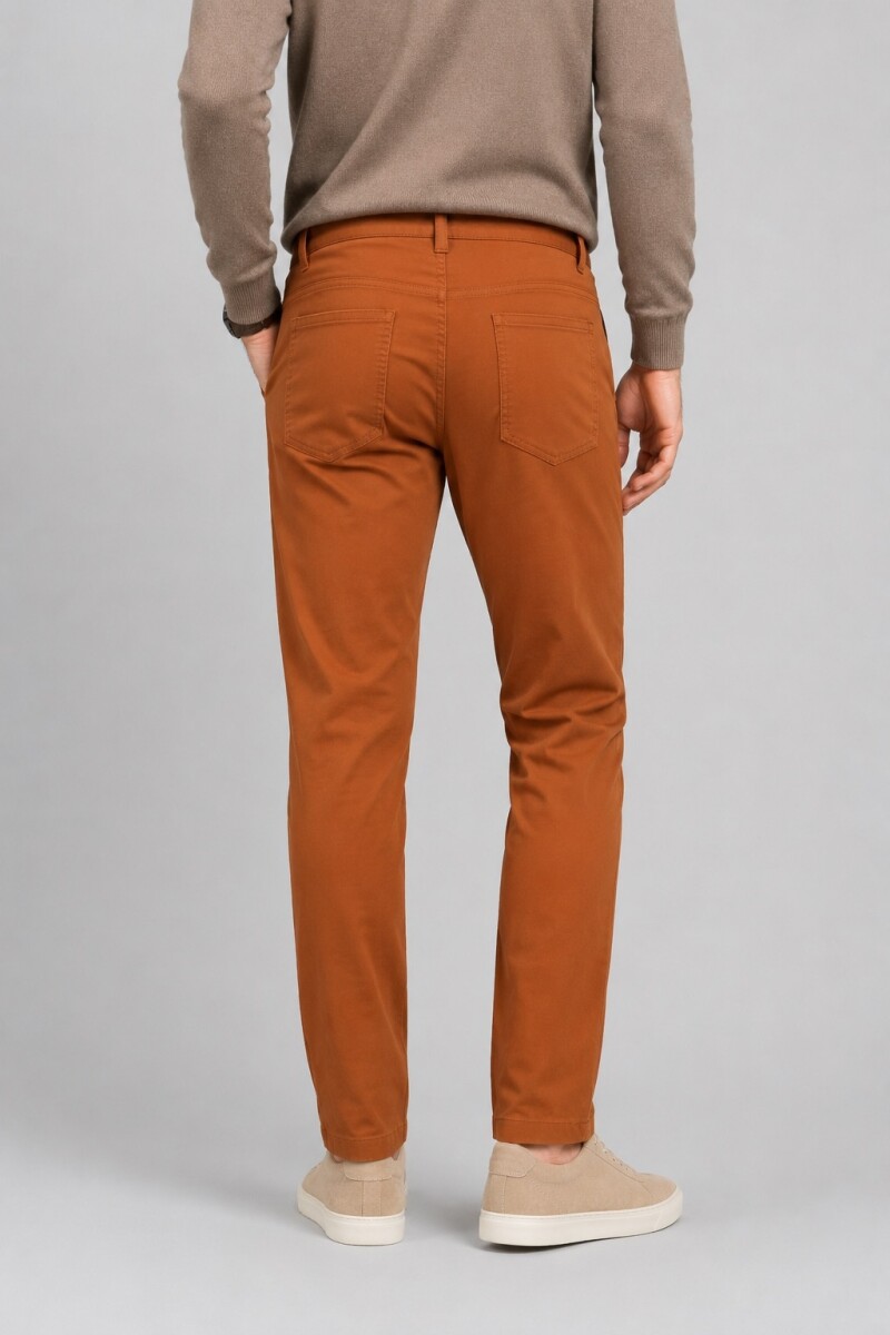 Pantalón 5 Bolsillos TERRACOTA