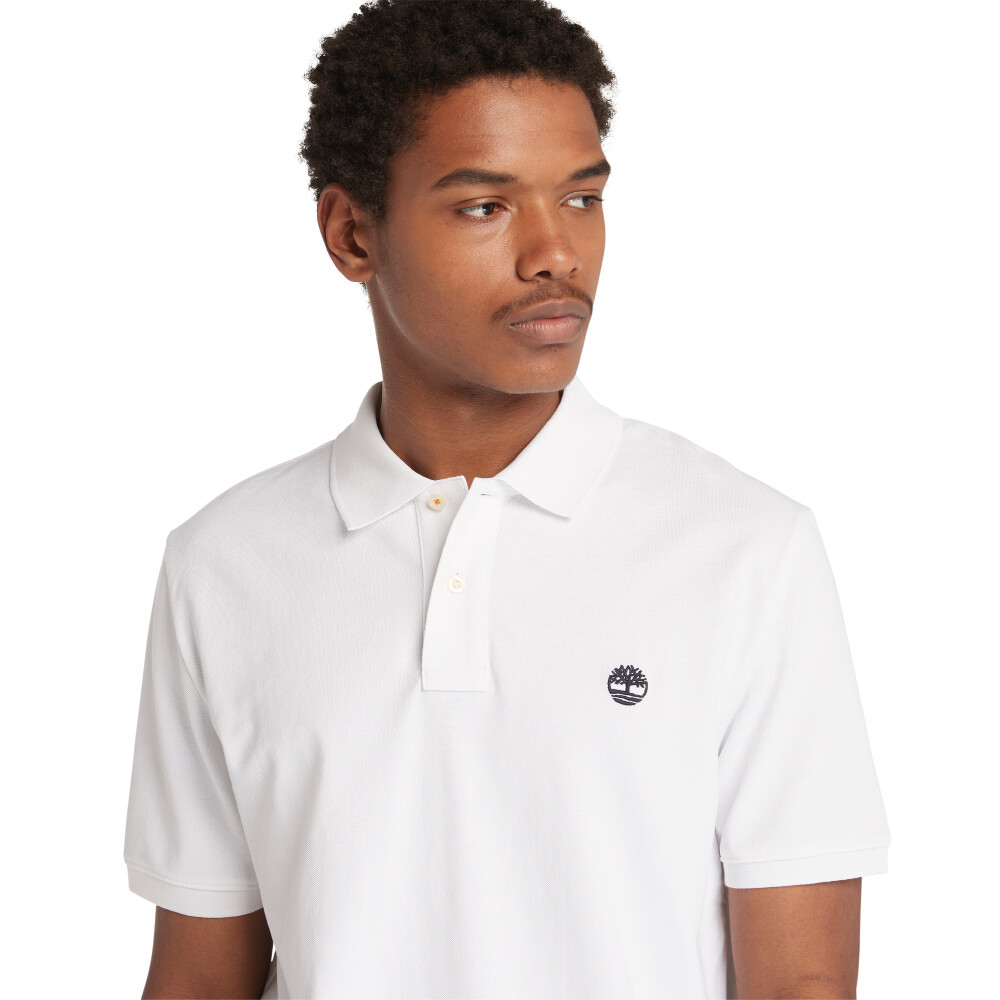 Polo Oyster River Manga Corta Regular Fit Hombre White