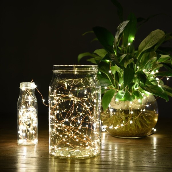Guirnalda Luciérnagas 2 M 20 Led Cálida A Pila Alta Calidad Guirnalda Luciérnagas 2 M 20 Led Cálida A Pila Alta Calidad