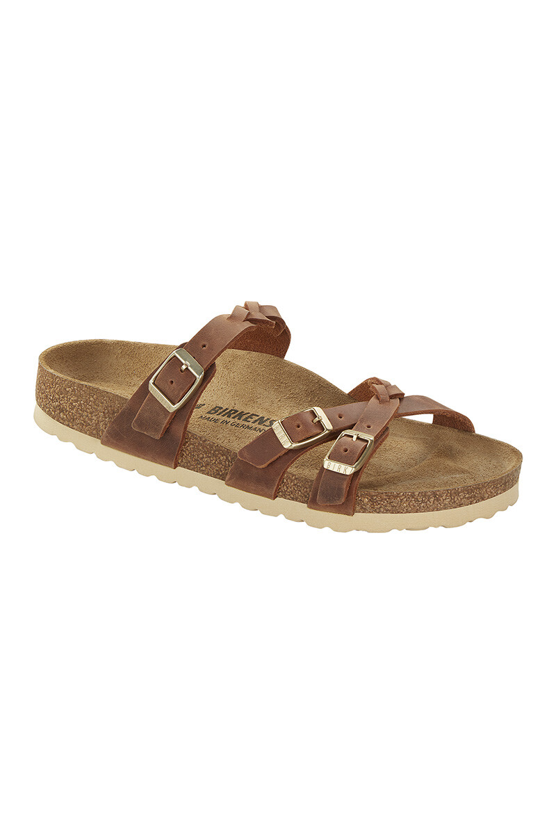 Sandalia Franca Braided Leoi - Regular Cognac