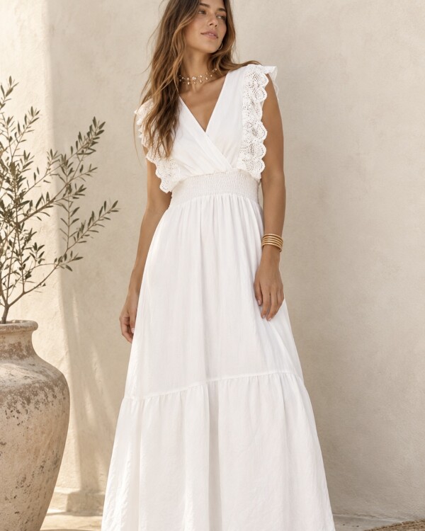 Vestido Amanda blanco