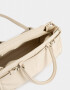 Bowling Cartera Bowling Con Hebillas - Blanco Crudo