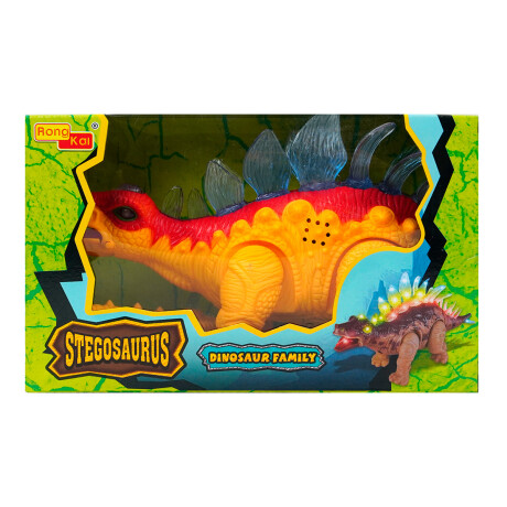 Dinosaurio Stegosaurio con luz, sonido y movimiento Dinosaurio Stegosaurio con luz, sonido y movimiento