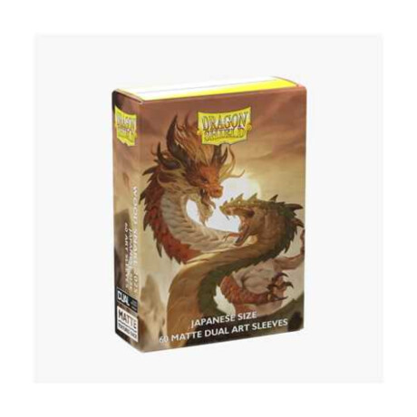 Dragon Shield: 60 Japanese Sleeves Dual Art - Matte Wood Snake Dragon Shield: 60 Japanese Sleeves Dual Art - Matte Wood Snake