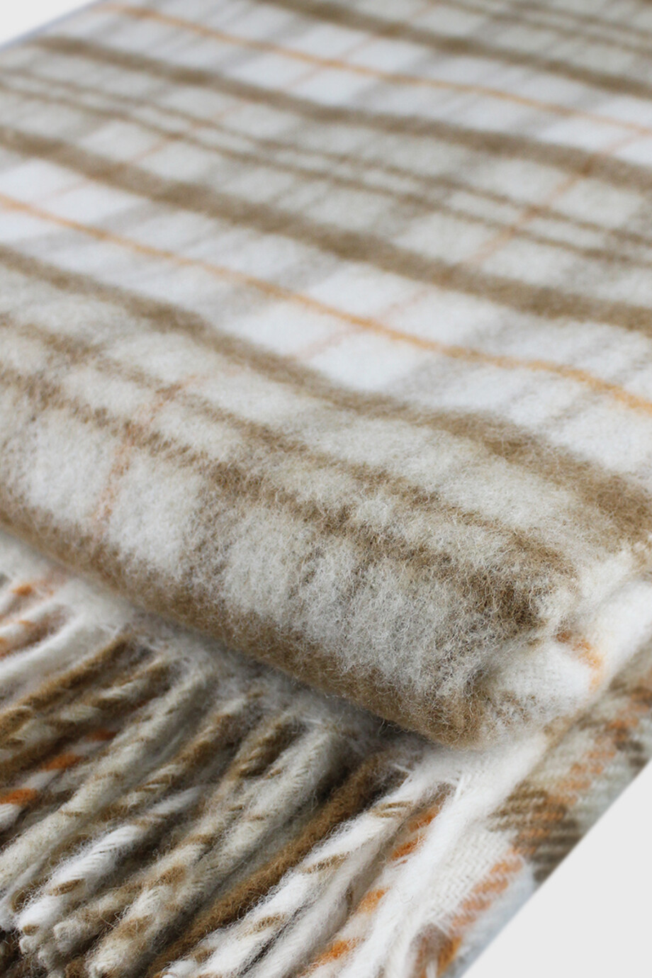 Manta 100% Lana Cuadros