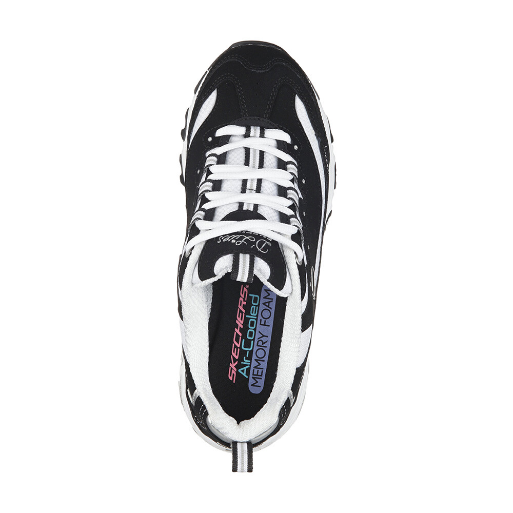 Zapatillas Skechers DLites Biggest Fan Mujer Black/White