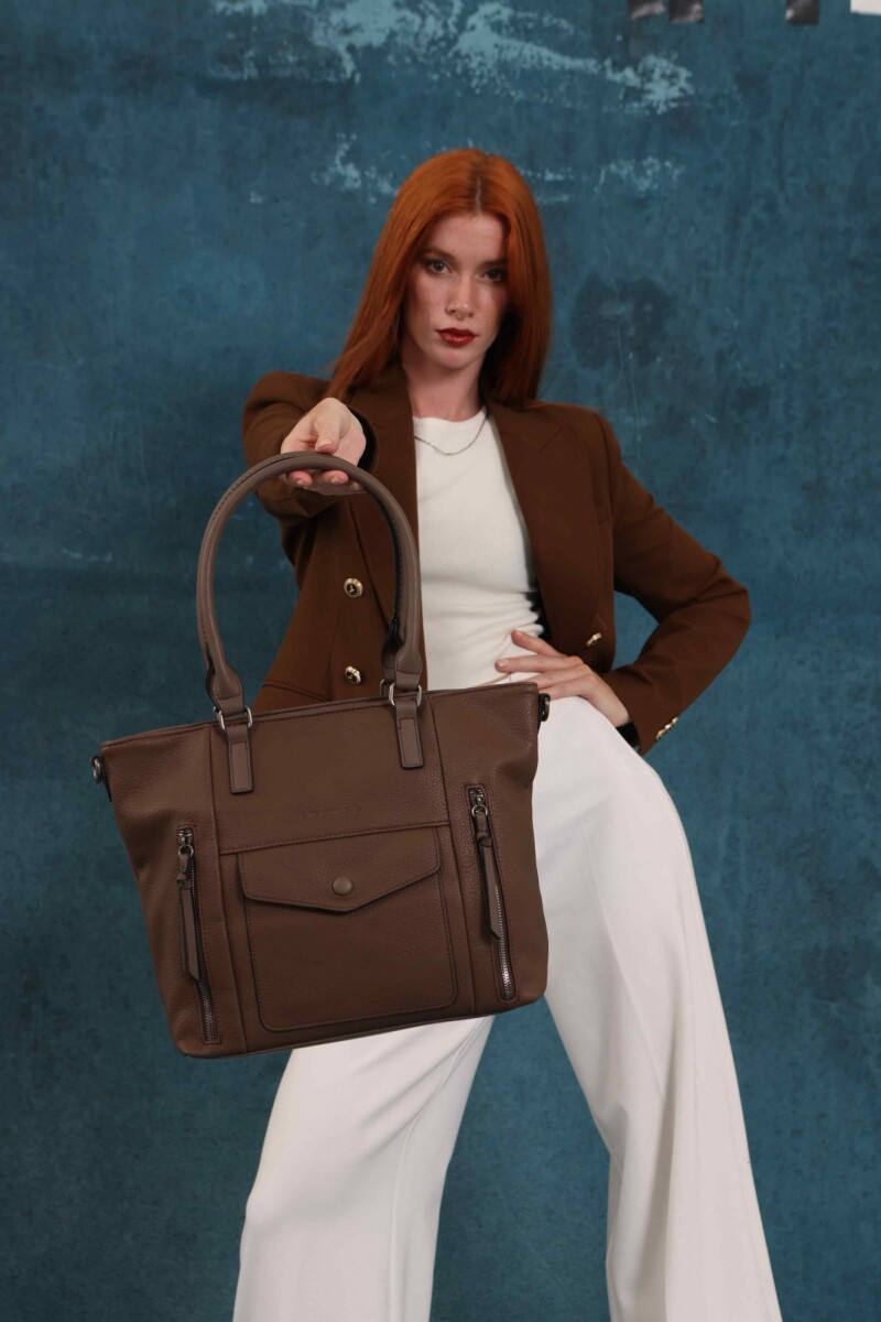 CARTERA MALVON - CHOCOLATE 