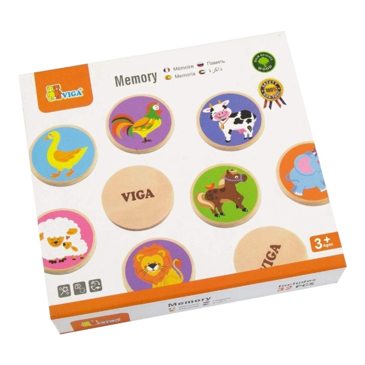 Juego Memory Animales Viga 