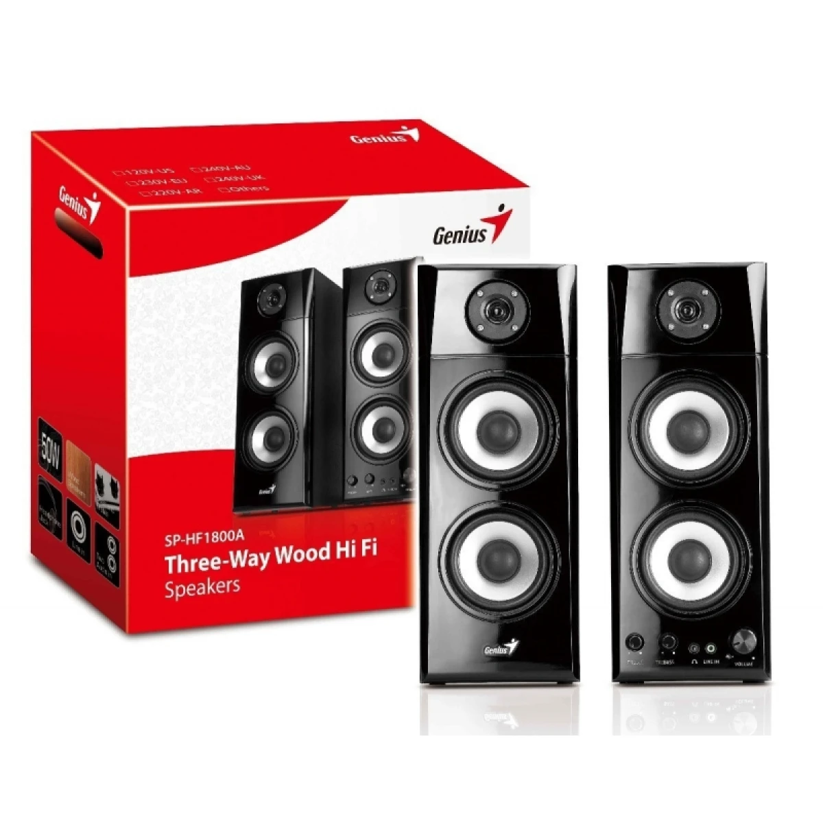 Parlantes Genius 2.0 50W SP-HF1800A II 