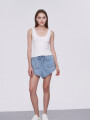 Musculosa Flam Marfil / Off White