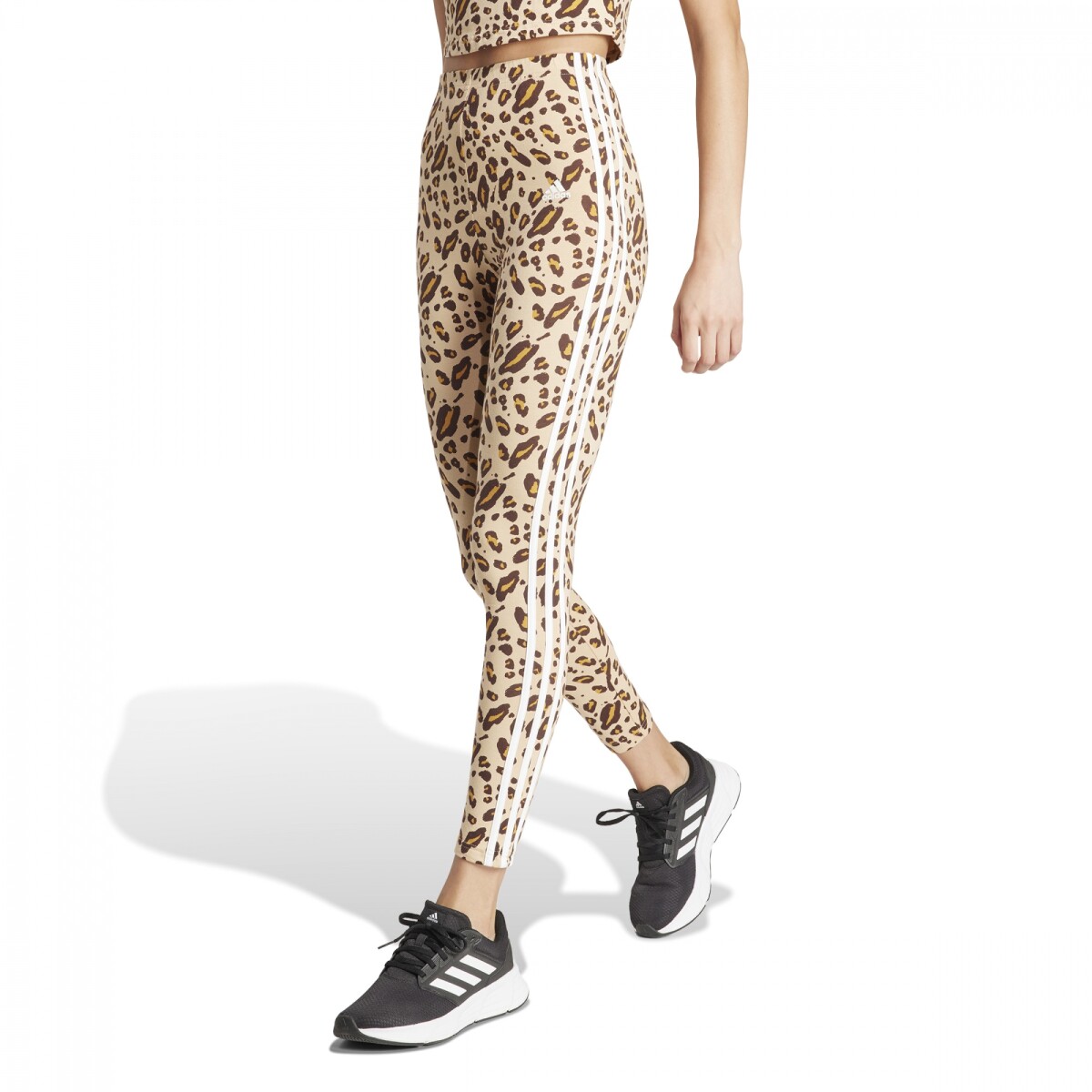 Calza Estampado Animals Adidas - Beige/Leopardo 