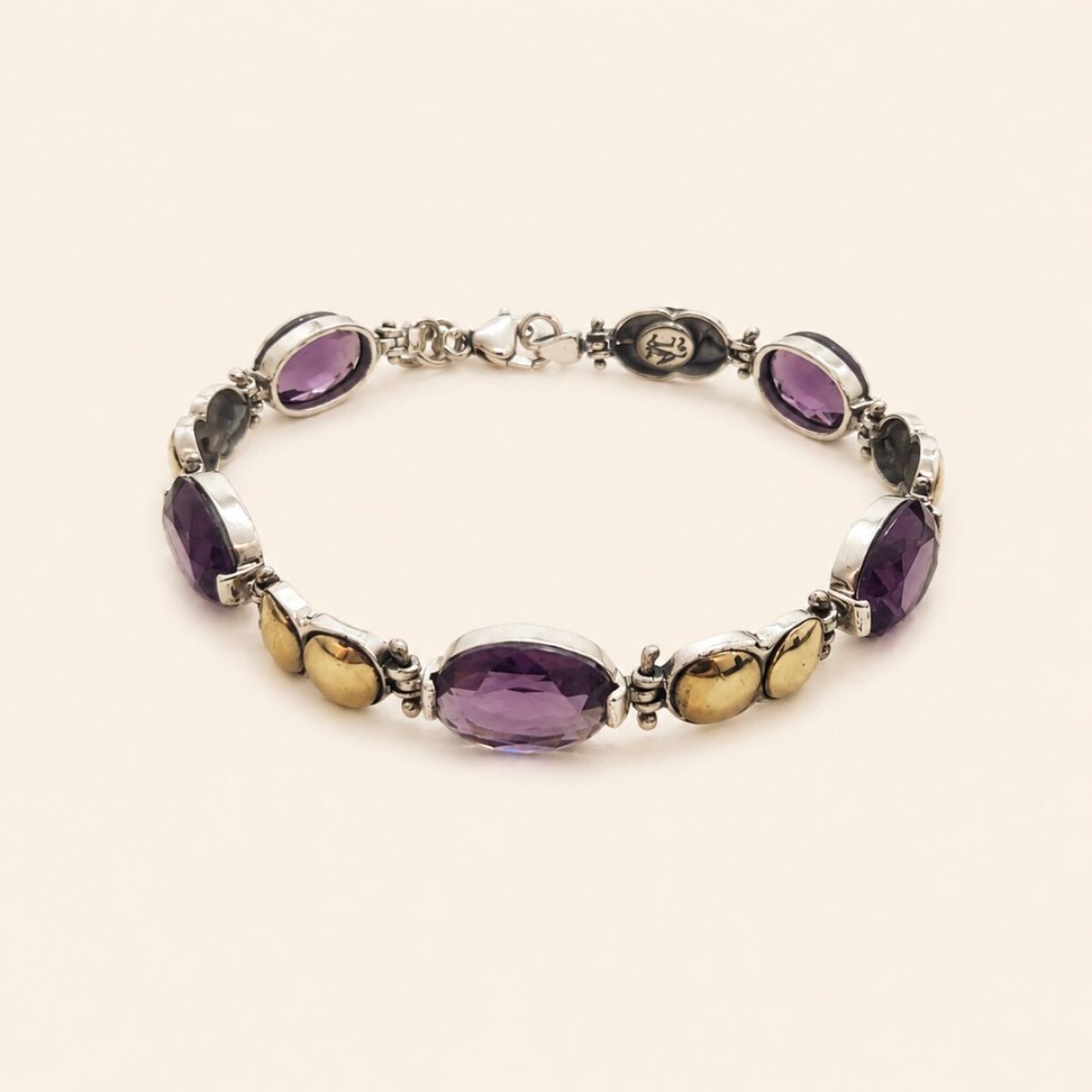 Pulsera Veronica - Plata y Oro 