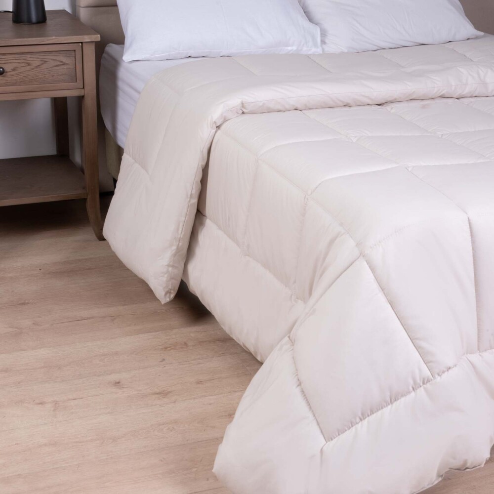 ACOLCHADO KING ALGODON NATURAL-BEIGE PLUMI BEIGE