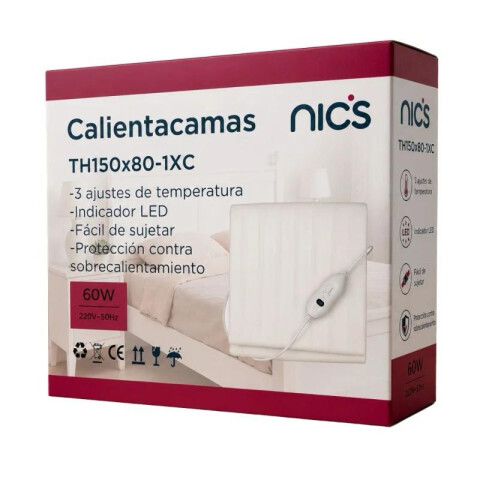 CALIENTA CAMAS NICS 1 PLAZA 60W CALIENTA CAMAS NICS 1 PLAZA 60W