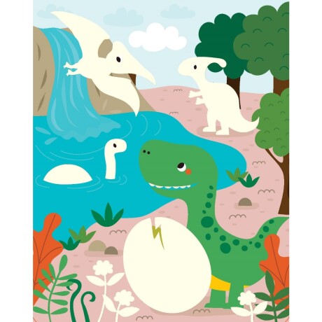 Libro Infantil con Actividades Agua Mágica DINOSAURIO