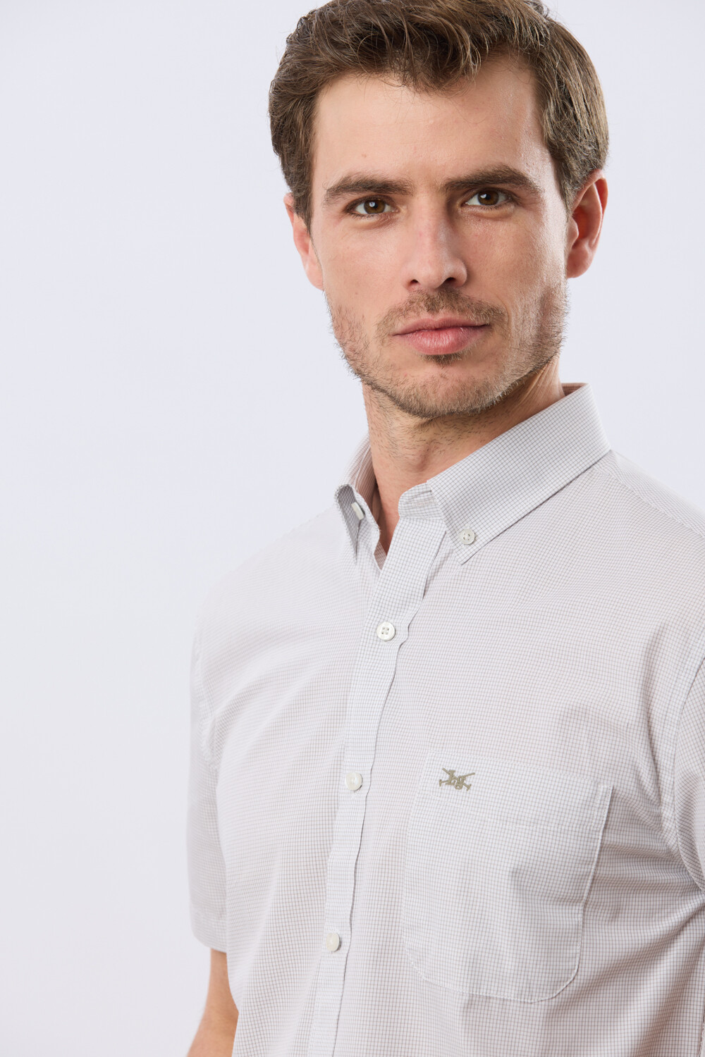 CAMISA CUADROS Gris