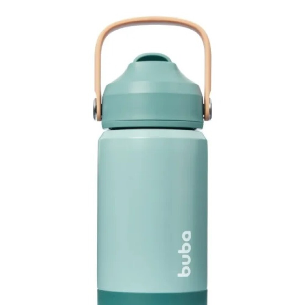 Vaso termico doble pared boquilla BUBA verde