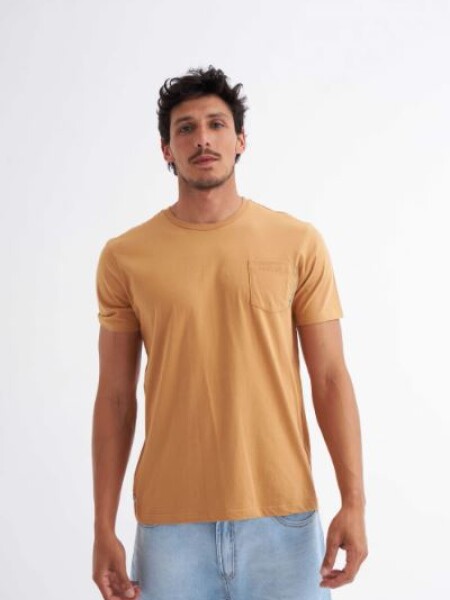 T-SHIRT UNIFORM SAGE CAMEL