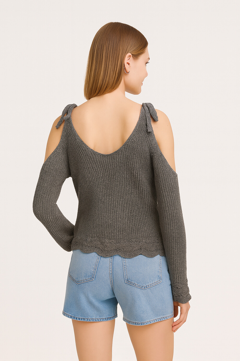 Sweater Shoriba Gris Medio