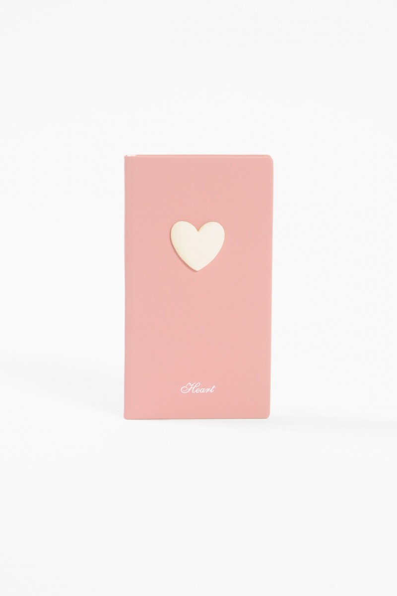 Cuaderno grande cora rosa