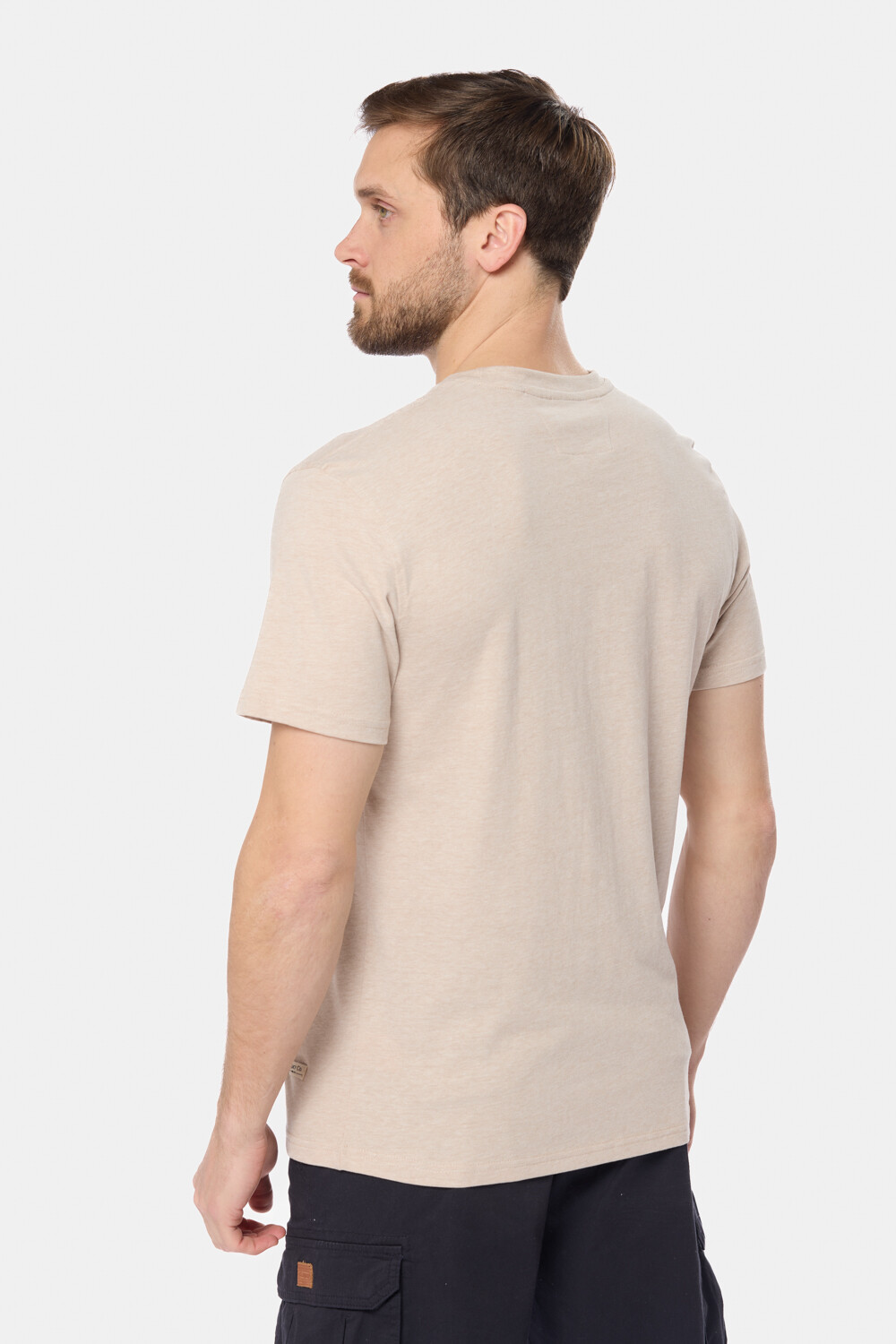 REMERA ESTAMPADA Beige