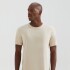 CAMISETA MM MASC MARROM CLARO