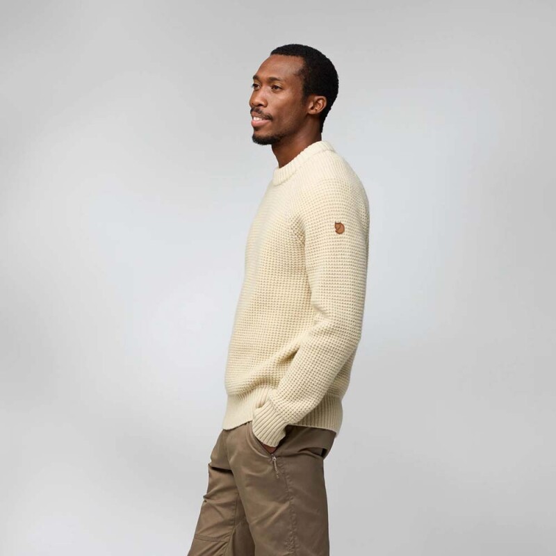 Polo Fjallraven Ovik Waffle Knit M Hombre Navy