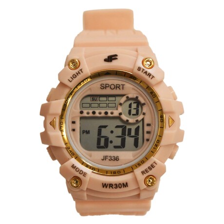 Reloj Deportivo Unisex de Pulsera Waterproof Pantalla Luz Salmón