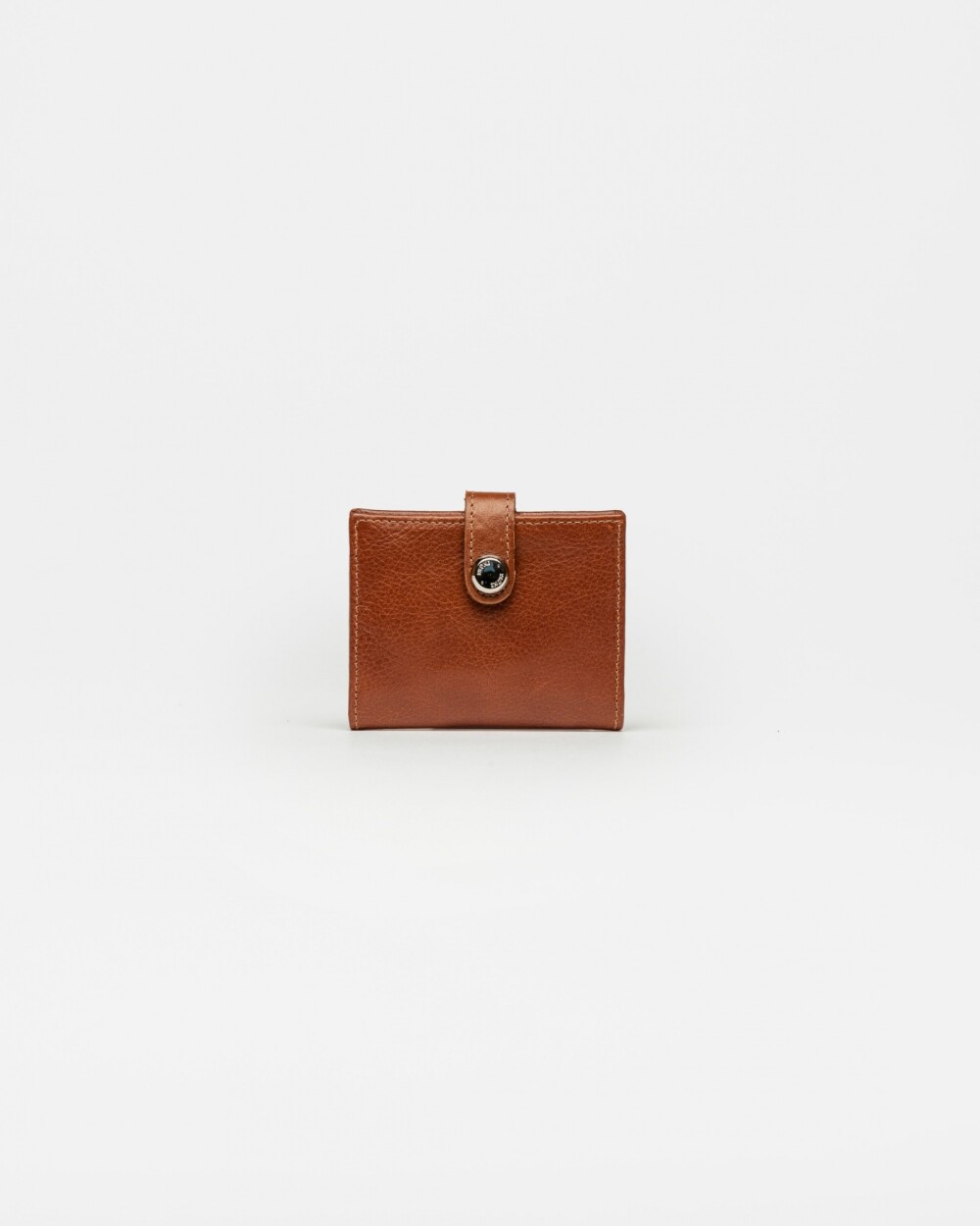 Tarjetero Sand en cuero liso satinado Cuoio