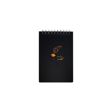 Libreta Mini negra Gatito Sc