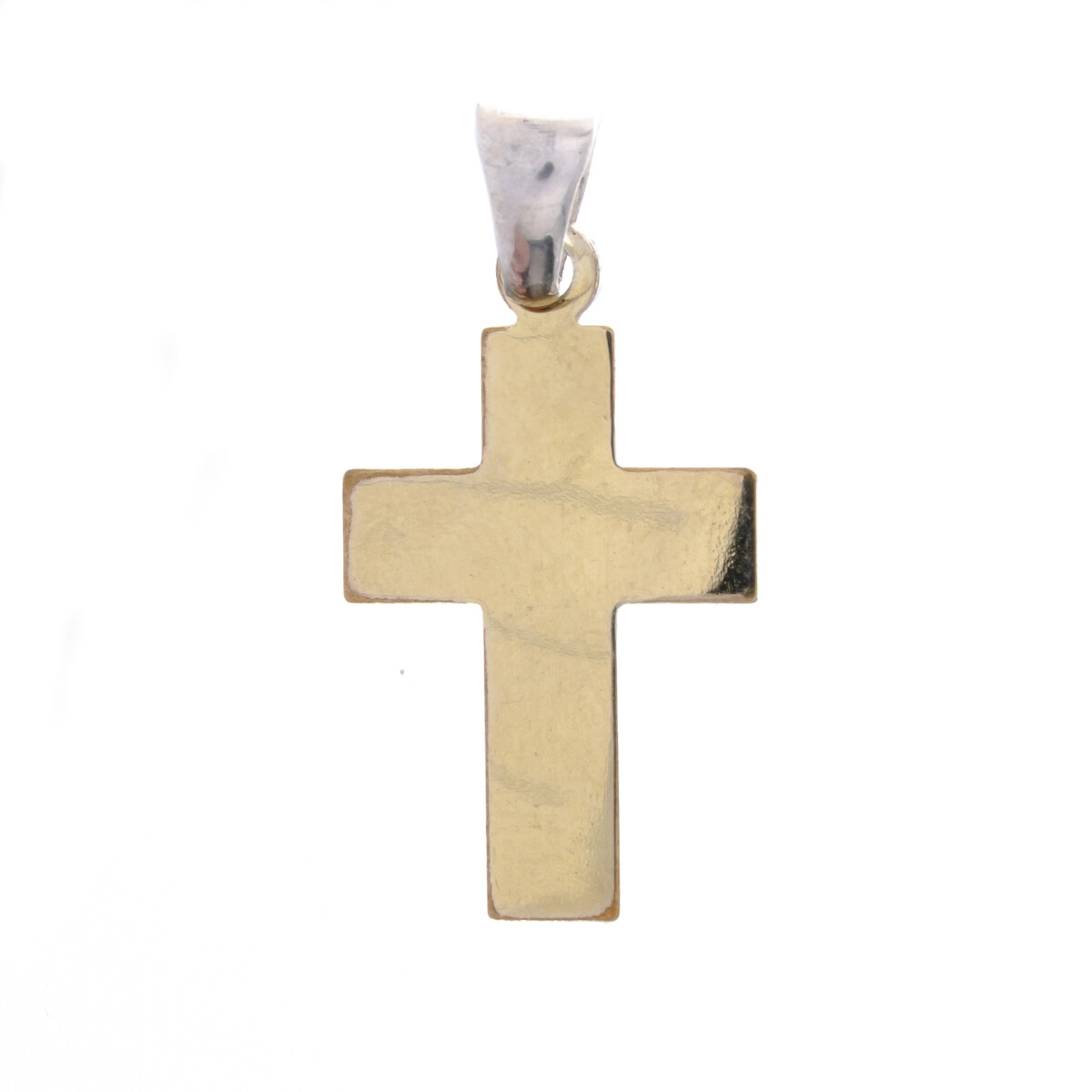 Cruz de plata 925 y double en oro 18 ktes. 
