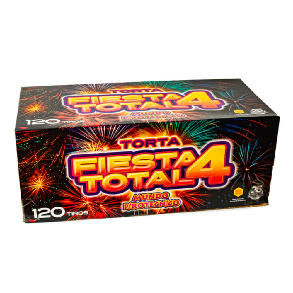 TORTA FIESTA TOTAL 4 120 Tiros TORTA FIESTA TOTAL 4 120 Tiros
