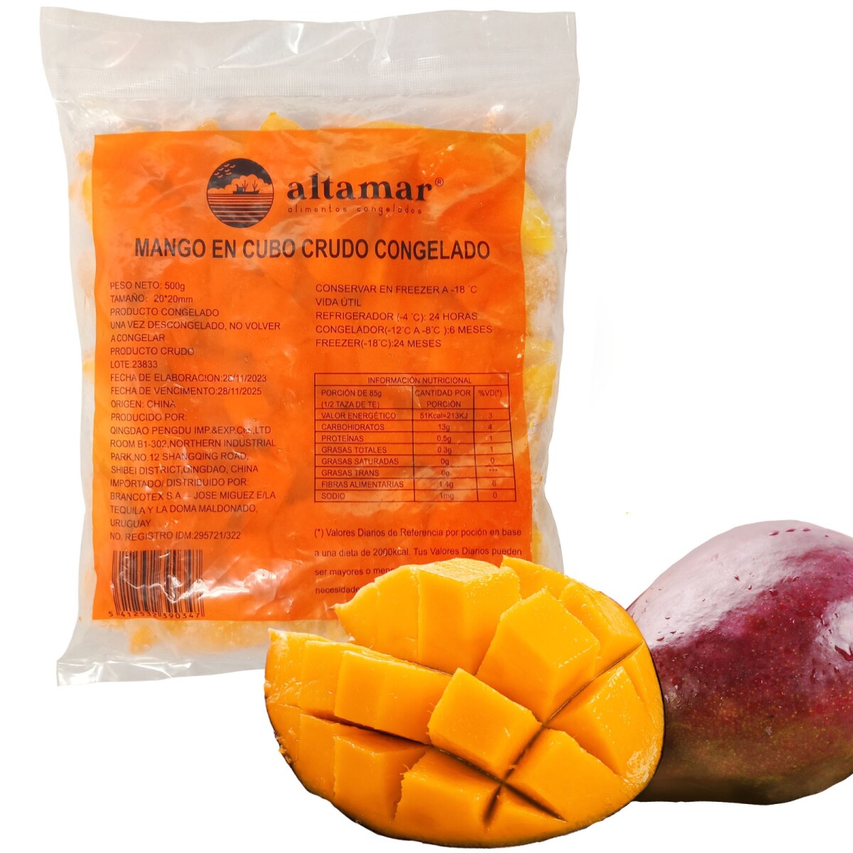 Mango en Cubos Altamar 500Grs 