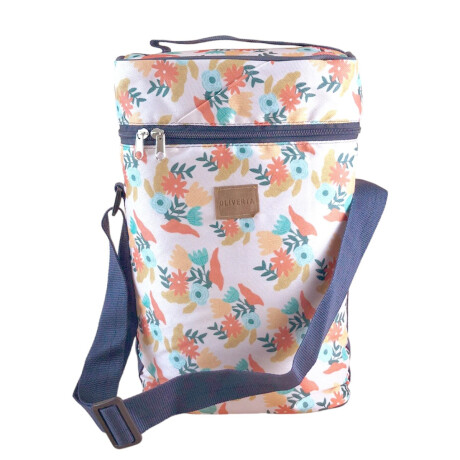 Bolso matero Flores Fondo Rosado