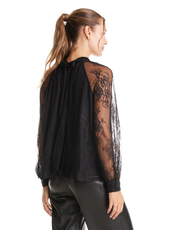 Blusa Encaje NEGRO