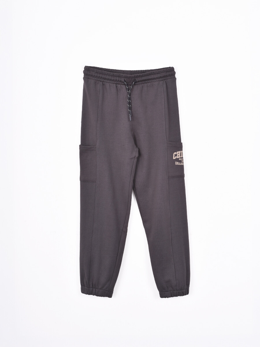 PANTALON NAIROBO KIDS - GRIS OSCURO 